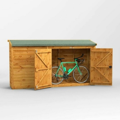 Power Pent Bike Shed 10x2