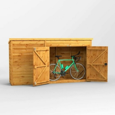 Power Pent Bike Shed 10x2