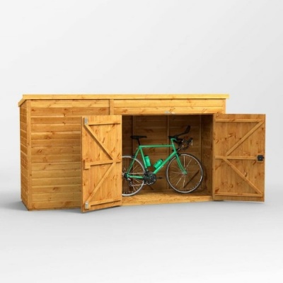 Power Pent Bike Shed 10x3