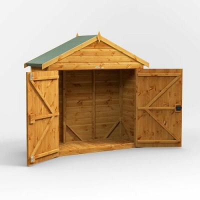 Power Apex Bike Shed 2x6