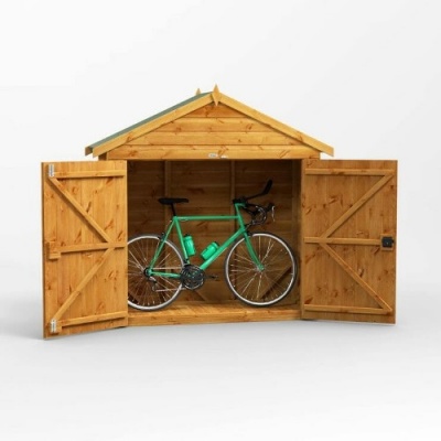 Power Apex Bike Shed 2x6