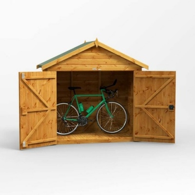 Power Apex Bike Shed 3x6