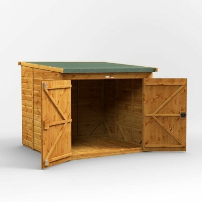 Power Pent Bike Shed 6x6