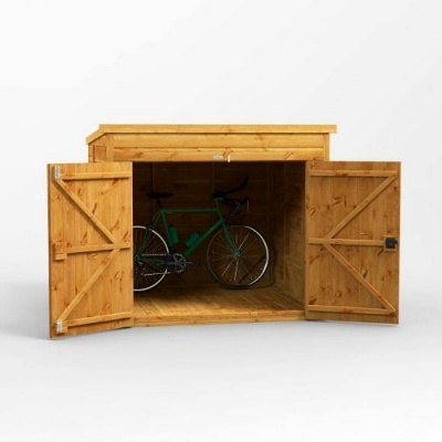 Power Pent Bike Shed 6x6