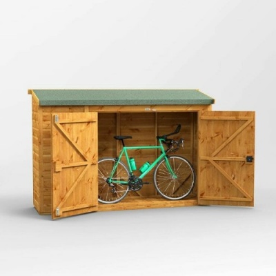 Power Pent Bike Shed 8x2