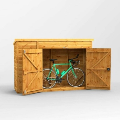 Power Pent Bike Shed 8x2