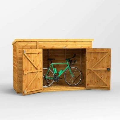 Power Pent Bike Shed 8x3