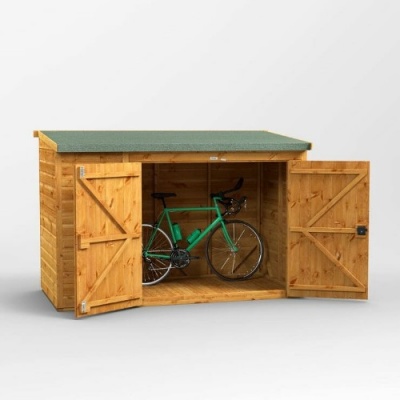 Power Pent Bike Shed 8x4