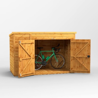 Power Pent Bike Shed 8x4