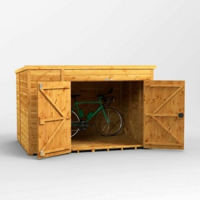 Power Pent Bike Shed 8x6