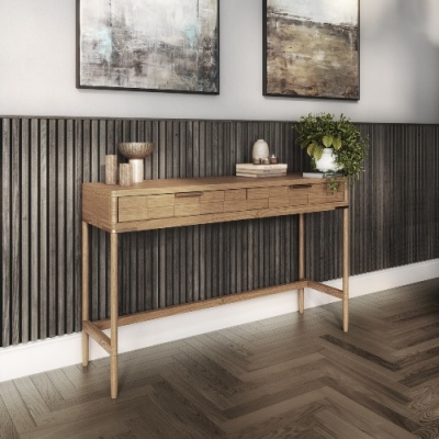 Smoked Oak Acoustic Slat Wall Panel