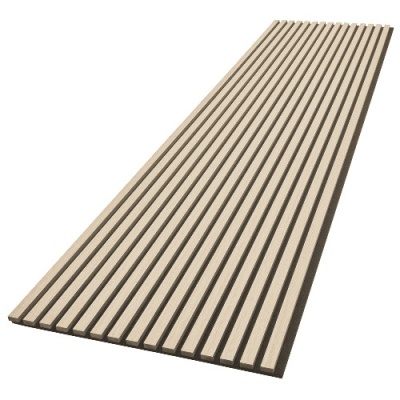 Light Oak Acoustic Slat Wall Panel