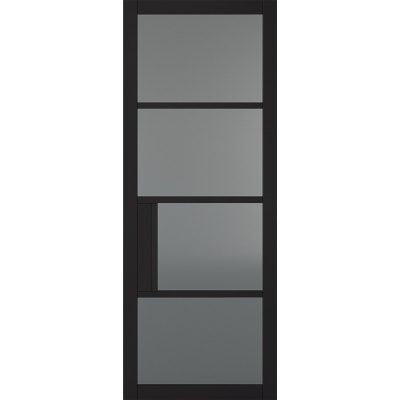 Internal Primed Black Chelsea Glazed Door