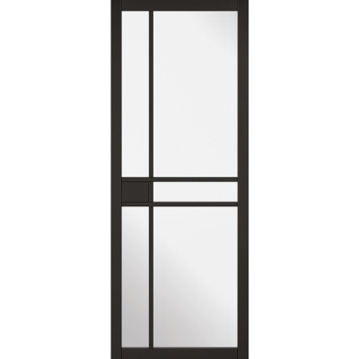 Internal Primed Black Greenwich 5 Light Glazed Door