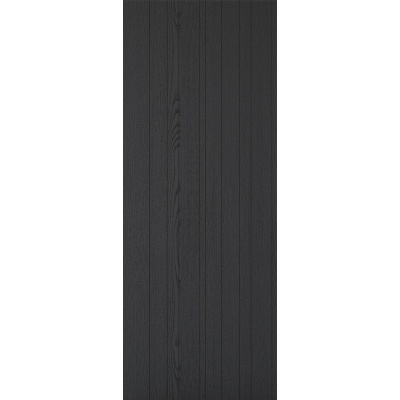 Internal Laminate Black Ash Montreal  Solid Door