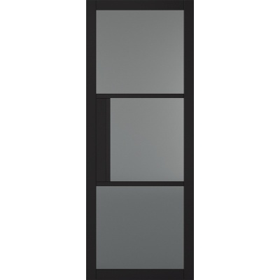 Internal Primed Black Tribeca Glazed Door