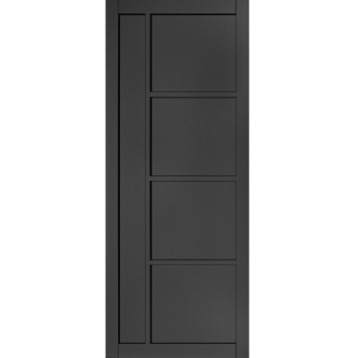 Internal Pre-Finished Black Brixton Door