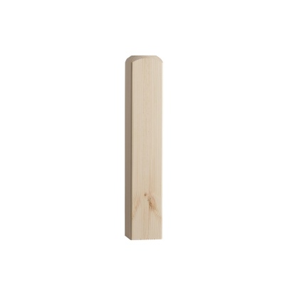 Pine Newel Base 515mm