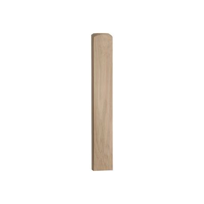 Oak Half Newel Base