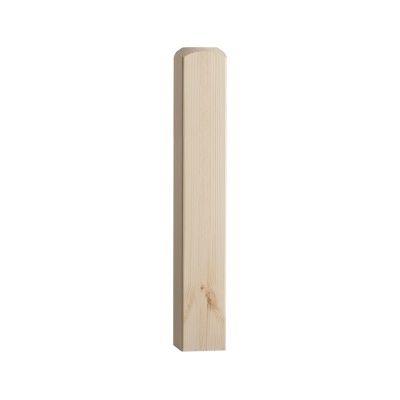 Pine Newel Base 615mm