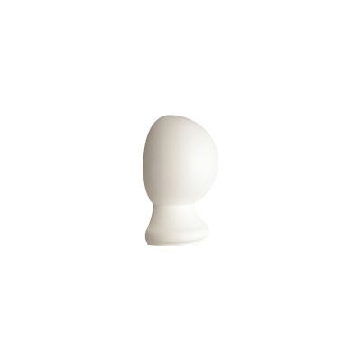 Benchmark White Primed Half Ball Cap