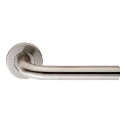 Spira Lever Door Handle on Sprung Rose