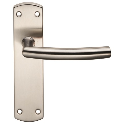 Steelworx Residential Arched Lever Door Handle on Various Backplates