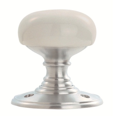 Delamain Porcelain White Door Knob