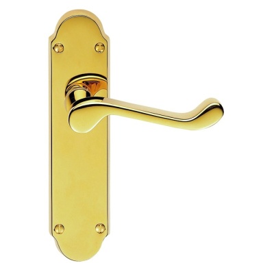 Oakley Lever Door Handle on Various Backplates