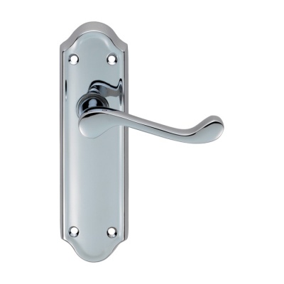 Ashtead Lever Door Handle on Various Backplates