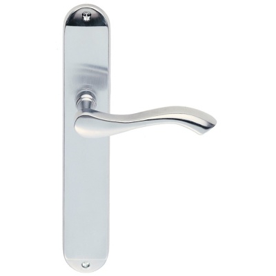 Andros Lever Door Handle on Various Long Backplates