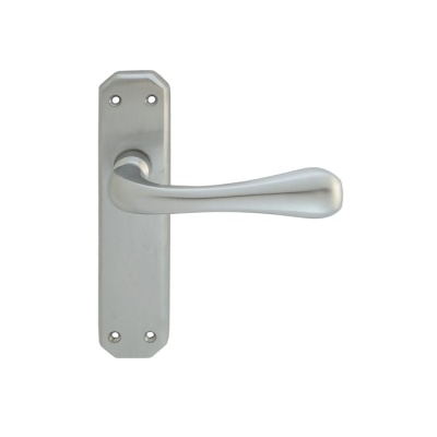 Eden Lever Door Handle on Various Backplates