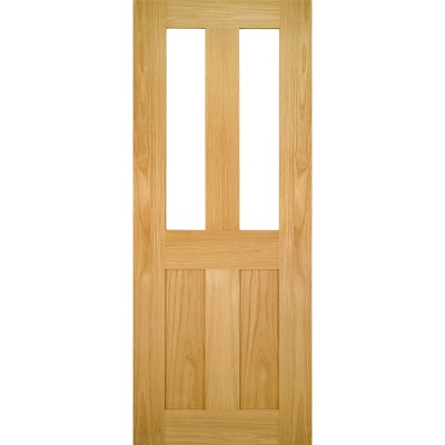 Internal Oak Eton Clear Glazed Door