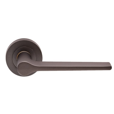 Velino Lever Door Handle on Round Rose