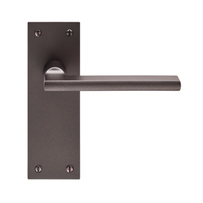 Trentino Lever Door Handle on Various Backplates