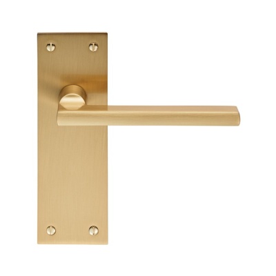 Trentino Lever Door Handle on Various Backplates