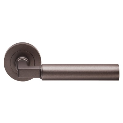 Amiata Lever Door Handle on Round Rose