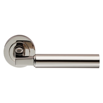 Amiata Lever Door Handle on Round Rose