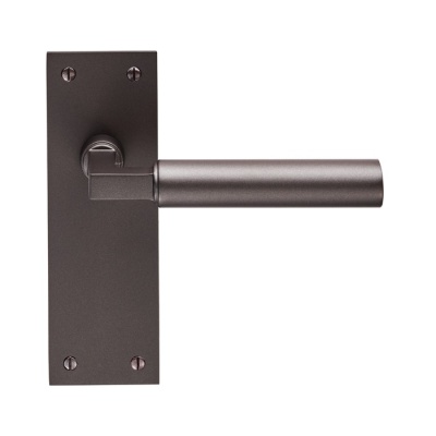 Amiata Lever Door Handle on Various Backplates