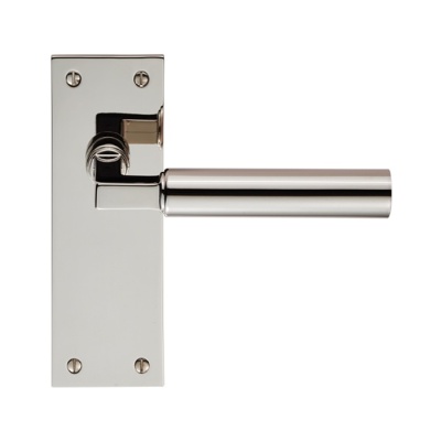 Amiata Lever Door Handle on Various Backplates