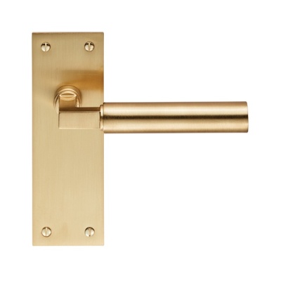 Amiata Lever Door Handle on Various Backplates