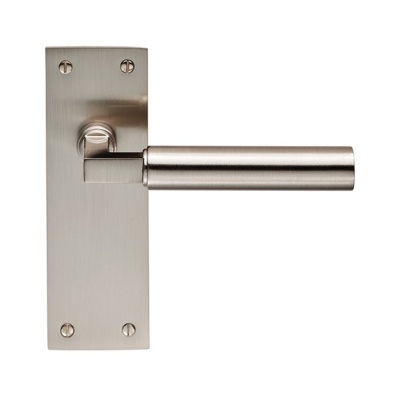 Amiata Lever Door Handle on Various Backplates