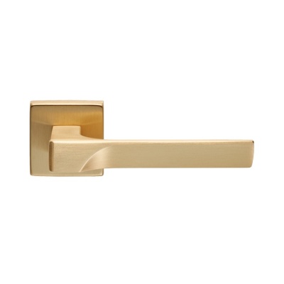 Flash Lever Door Handle on Square Rose