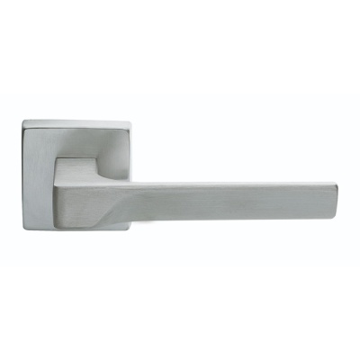 Flash Lever Door Handle on Square Rose