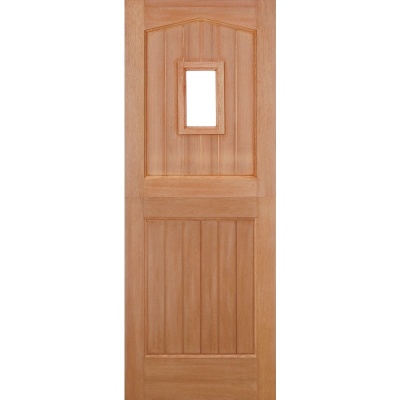 External Hardwood Stable 1L Unglazed Door