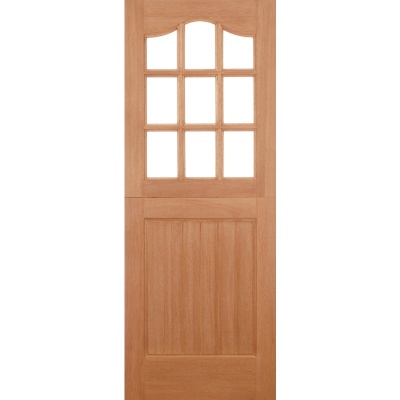 External Hardwood Stable 9L Unglazed Door