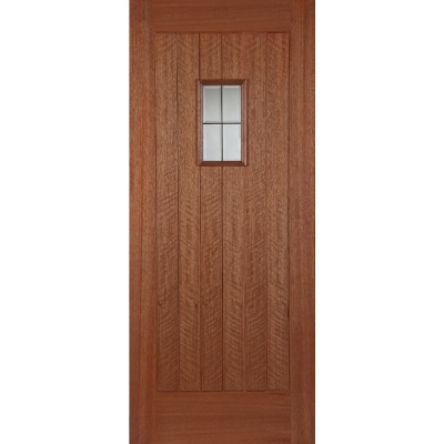 External Hardwood Hillingdon Lead Light Door