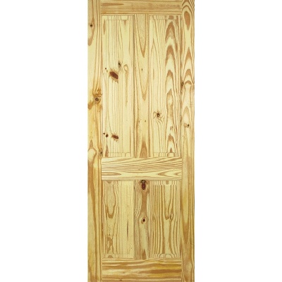 Internal Knotty Pine 4 Panel Door