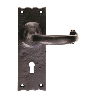 Traditional Lever Door Handle on Various Backplate