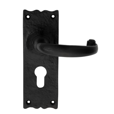 Traditional Lever Door Handle on Various Backplate